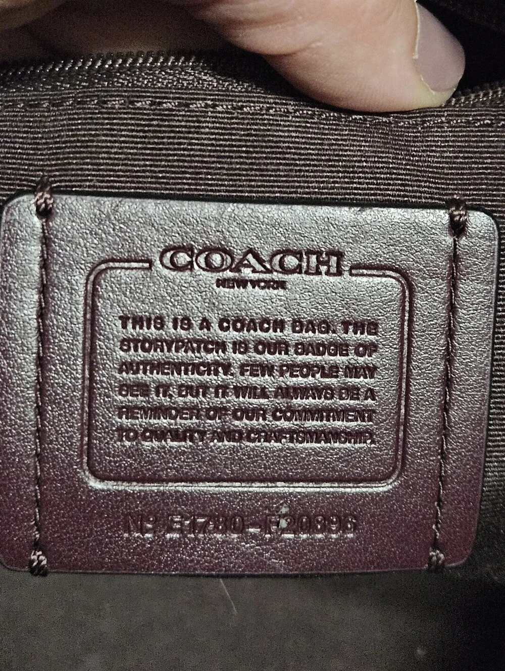 Coach used item